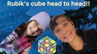 Rubik’s cube head to head! @Faiththecuber