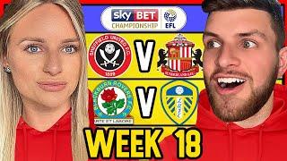 CHAMPIONSHIP WEEK 18 PREDICTIONS