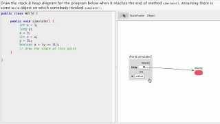 Java - Stack and Heap Diagrams - Local Variables