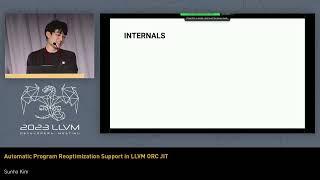 2023 LLVM Dev Mtg - Automatic program reoptimization support in LLVM ORC JIT