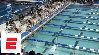 Caeleb Dressel makes history with record 17.63 swim in 50 free at NCAA championships | ESPN