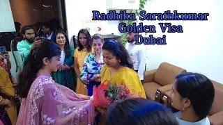 Radhika Sarathkumar Golden Visa Party in Dubai   Varalakshmi Sarathkumar in Dubai   Golden Visa