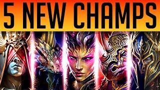 NEW PATCH 5 NEW CHAMPS! | Raid: Shadow Legends