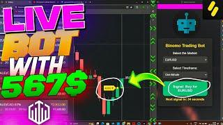 NEW BOT LIVE MARKET TESTING।best trading bot for binomo। best binary option bot । qoutex