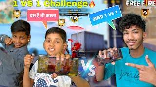 9 year old boy face to face challenge me 1 vs 1 in real life free fire