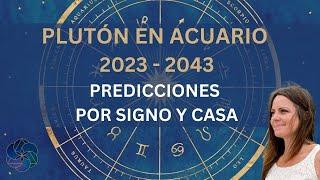 Horóscopo Por Signo  de la Entrada de Plutón al Signo de Acuario: Marzo 2023 - Marzo 2043