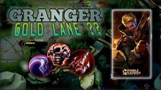 META GRANGER GOLD LANE IS BACK - GAMEPLAY GRANGER - Mobile Legends Indonesia