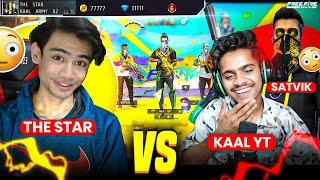 THE STAR VS KAAL YT & SATVIK 6 PRO PLAYERS || THE STAR