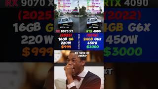 RX 9070 XT vs RTX 4090 HOW? #gaming #benchmark #rtx4090 #rx9070xt