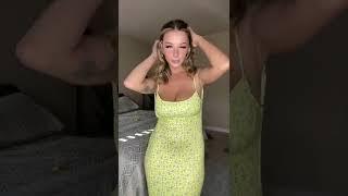 Braless no bra bouncy bouncing boobs dancing tiktok nip slip boob