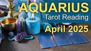 AQUARIUS "IT'S PURE ALCHEMY! CELEBRATING A SIGNIFICANT ACHIEVEMENT"  April 2025 Tarot Reading