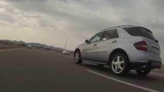 Araby Road to Telegraph Pass on I-8 Freeway, Yuma, Arizona, Front Bumper Camera Ride