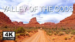 Valley of the Gods, Utah Scenic Drive -  West to East - 4K Driving Adventure