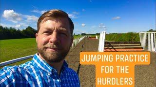 Racehorse training - Jumping Practice - Martin Smith talks about upcoming runners and other horses