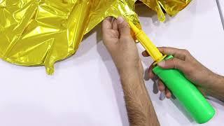 How to Inflate Foil Balloons 丨 SUNBEAUTY Party Decor Supplier