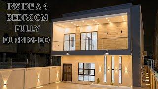 INSIDE a Modern Furnished 4 Bedroom House WITH A Swimming Pool in Accra,Ghana