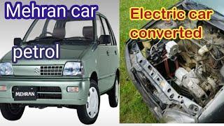 How to convert mehran petrol car to electric car with bldc motor 3000w and lithium batteries