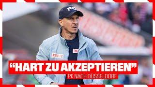 "Das ist richtig bitter" - Pressekonferenz nach Düsseldorf | 1. FC Köln - Fortuna Düsseldorf 1:1