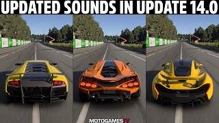 Forza Motorsport (2023) - Updated Cars Sounds in Update 14.0 (Lamborghini, McLaren)