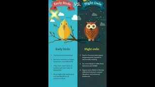 Early birds v night owls #health #youtube #sleep