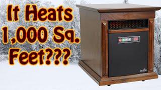 Duraflame Infrared Quartz Space Heater Review - Winterize Your Home