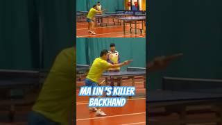 Ma Lin Backhand Training