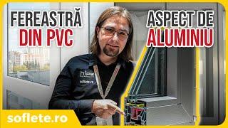 Aspect de ALUMINIU - preț de FEREASTRĂ DIN PVC