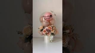 Graduation flower balloon bouquet arrangement #jesydecorations #partyshine @racafetti