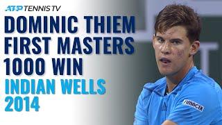 Dominic Thiem's First-Ever Masters 1000 Win! | Indian Wells 2014