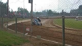 Ruapuna Speedway King of the Clay Sprintcars Heat 1