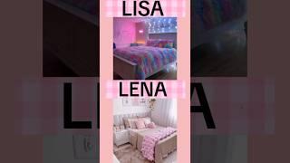 LISA OR LENA CHALLENGE ||#choselisaorlena#lisaorlenakoreanoutfit#fashionstyle#cute#fashion#choose