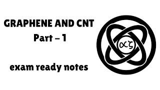 GRAPHENE AND CNT | PART 1 | 1D and 2 atom basics Lattice | Exam Ready Class Notes | MSc