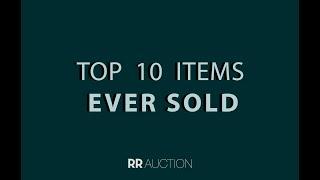 RR Auction’s Top 10 Rare and Remarkable Items