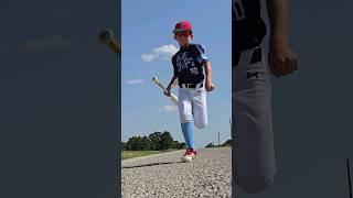 How far can you hit a rubber band ball?!? #baseballswing #baseballlife #baseball #short