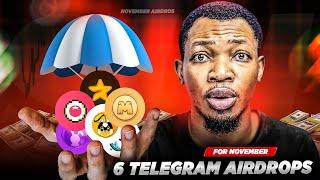 6 Telegram Airdrop Opportunities You Can't Miss in November/December 2024