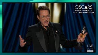 Robert Downey Jr. Wins Best Supporting Actor for 'Oppenheimer' | 96th Oscars (2024)