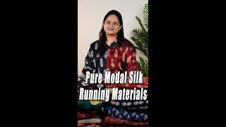 Pure Modal Silk Running Materials |poothurans| #onlineshopping #pure #modalsilk #runningmaterial