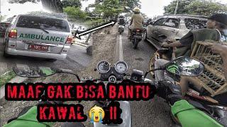 GAGAL ESCORTING AMBULAN !! SAMPE KELUAR JALUR MOBIL AMBULANNYA !! -PantuRace