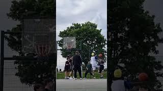 Do it like Kareem, casual hook 🪝 shot  - Delraj Singh #streetball #huddersfield #basketball