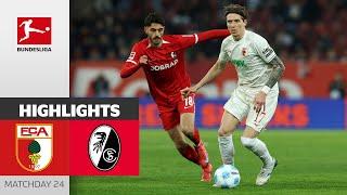 Tough Draw in Sunday-Clash! | FC Augsburg - SC Freiburg 0-0 | Highlights | Matchday 24 – Bundesliga