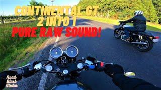 ROYAL ENFIELD 650 PURE RAW SOUND | 2 into 1 Exhaust