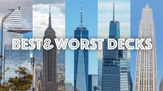 Which NYC Observation Deck is Best/Worst For …?