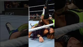 Bayley & Naomi double pin on Nia Jax! I wonder what that means… 