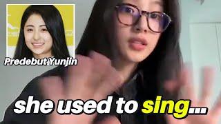 Minji talks about Lesserafim Yunjin's VOCALS during Trainee Days...