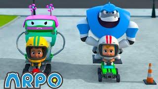 ️ Baby Racers ️ | ARPO | Educational Kids Videos | Moonbug Kids