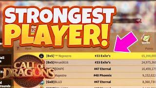 Strongest Player  [ Pushes near 600M Power ] Nephisto | Call of Dragons