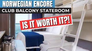 Norwegian Encore Club Balcony Suite Stateroom | FULL Cabin Tour (2024)