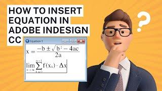 Insert equations in Adobe InDesign CC |Mathmagic pro plugin|