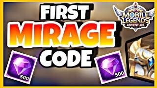 OFFICIAL MIRAGE CHEST CODE | Mobile Legends Adventure