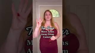 How To Minimize Big Arms In Photos #howtopose #posingtips #posing101